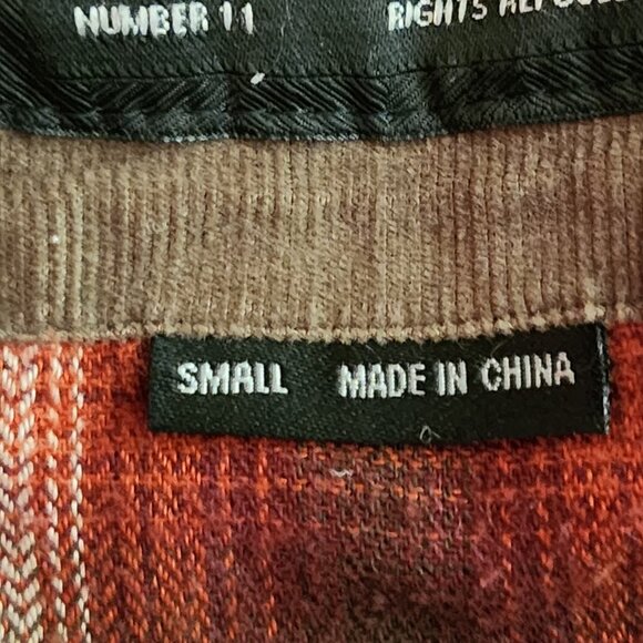 Kr3w Blue Denim Flannel Lined Full Zip Hooded Jacket - Picture 5 of 7